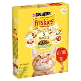   FRISKIES Marhával, csirkével és zöldségekkel száraz macskaeledel 300g