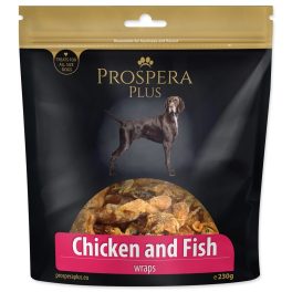   PROSPERA csirkehúsba tekert hal- jutalomfalat kutyáknak, 230g