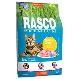   Rasco Premium száraztáp felnőtt macskáknak, csirke cikoriagyökérrel 2kg