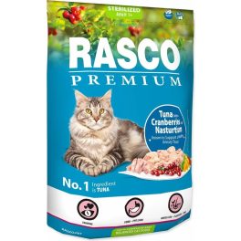   Rasco Premium száraztáp ivartalanított macskáknak, tonhal áfonyával, vizitorma kivonattal  400g
