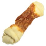 Rasco Premium csomós nyersbőr tekercs csirkével 120g, 18 cm-es