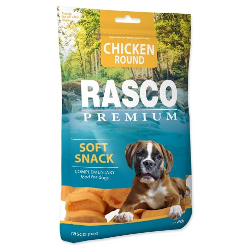 RASCO Premium csirke gyűrű-jutalomfalat kutyáknak 80gr