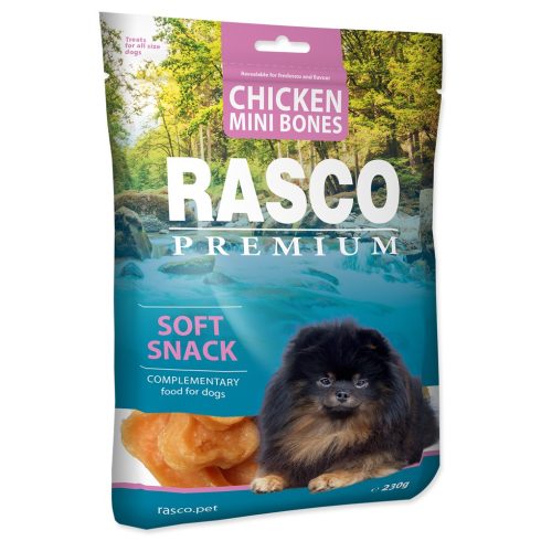 RASCO Premium Mini csirke csontok- jutalomfalat kutyáknak 230gr