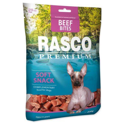 RASCO marha falatok snacks- jutalomfalat kutyáknak 230gr