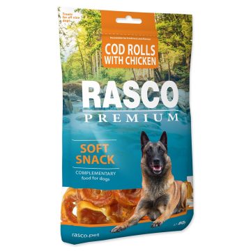 Rasco Premium tőkehal karika csirkehússal 80gr