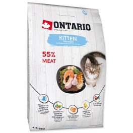   ONTARIO száraztáp kölyök és vemhes macskáknak lazaccal 6,5kg