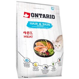 ONTARIO száraztáp szőr-bőrproblémás macskáknak 2kg