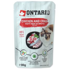 Ontario zacskós macskaeledel csirke és rák