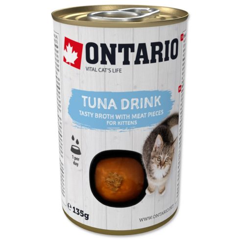 Ontario kölyökmacska ital csirke tonhallal 135g