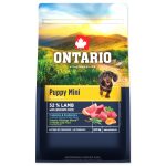 Ontario Kölyök kis testű kutyaeledel bárányhús és barna rizs 0,75 kg