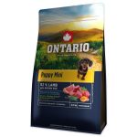 Ontario Kölyök kis testű kutyaeledel bárányhús és barna rizs 0,75 kg
