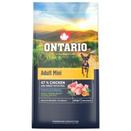   Ontario Felnőtt kis testű kutyaeledel csirkehús és édesburgonya 6,5 kg