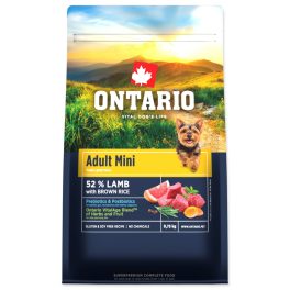   Ontario Felnőtt kis testű kutyaeledel bárányhús és barna rizs 0,75 kg