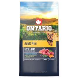   Ontario Felnőtt kis testű kutyaeledel bárányhús és barna rizs 6,5 kg