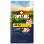 Ontario Felnőtt kis testű kutyaeledel hal és barna rizs 6,5 kg