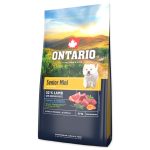 Ontario Senior kis testű kutyaeledel bárányhús és barna rizs 6,5 kg