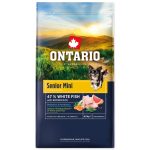 Ontario Senior kis testű kutyaeledel hal és barna rizs 6,5 kg