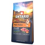 Ontario Kölyök közepes testű kutyaeledel bárányhús és barna rizs 6,5 kg