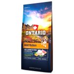 Ontario Felnőtt közepes testű kutyaeledel hal és barna rizs 12 kg