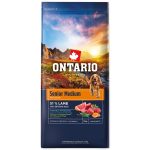 Ontario Senior közepes testű kutyaeledel bárányhús és barna rizs 12 kg