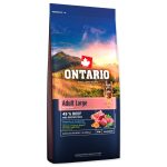 Ontario Felnőtt nagytestű kutyaeledel marhahús és barna rizs 12 kg