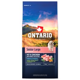   Ontario Senior nagytestű kutyaeledel csirkehús és édesburgonya 12 kg