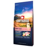 Ontario Felnőtt nagytestű súlykontroll kutyaeledel pulykahús és barna rizs 12 kg