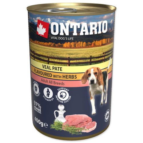 ONTARIO borjú konzerv 400g