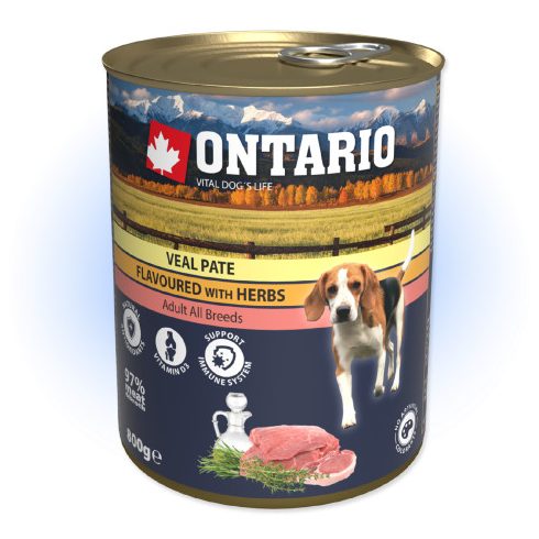 Ontario borjúhúskonzerv pástétom fűszernövényekkel ízesítve 800g
