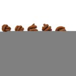 ONTARIO bivalybőr csont -jutalomfalat kutyáknak 7,5cm, 5db