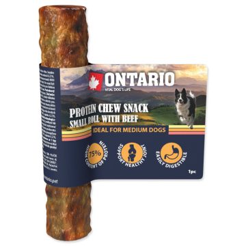 Ontario Protein Chew Snack kis tekercs marhahússal 12,7 cm