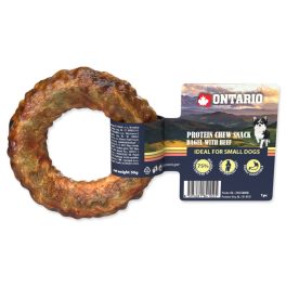 Ontario Protein Chew Snack Bagel marhahússal 8,9 cm