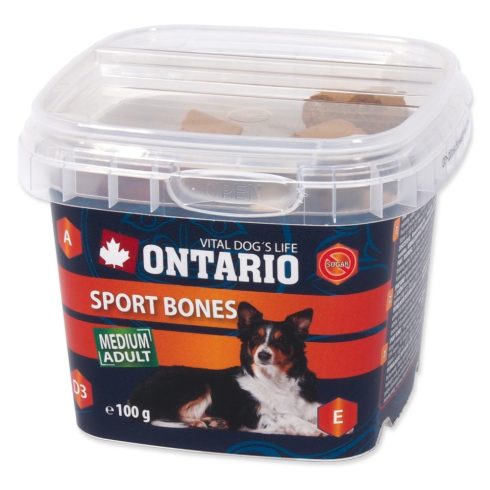 ONTARIO csont formájú jutalomfalat kutyáknak, 100g