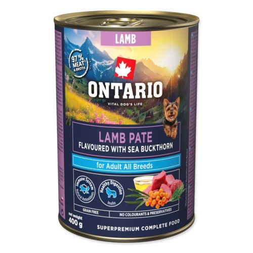 Ontario Adult báránypástétom homoktövissel – 400 g