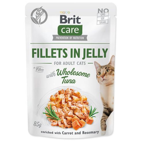 Brit Care Cat Fillets in Jelly with Wholesome Tuna 85 g