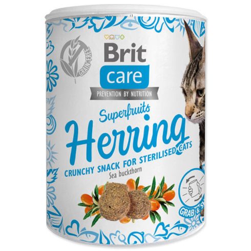 Brit Care Cat Snack Superfruits Herring 100 g