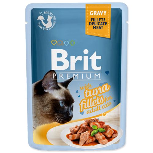 Brit Premium Cat Delicate Fillets in Gravy with Tuna 85 g