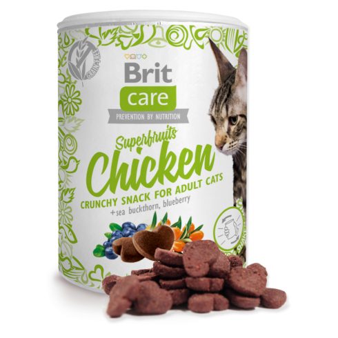 Brit Care Cat Snack Superfruits Csirke 100 g
