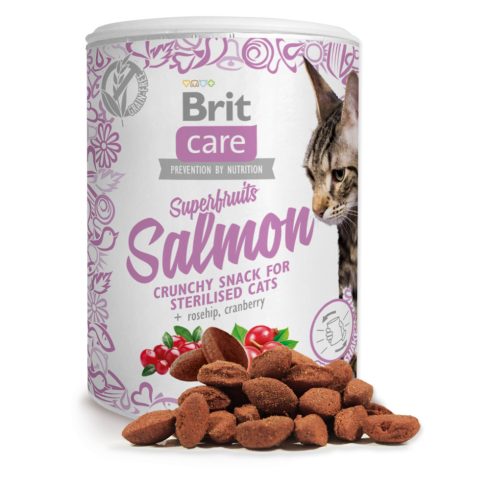 Brit Care Cat Snack Superfruits Lazac 100 g