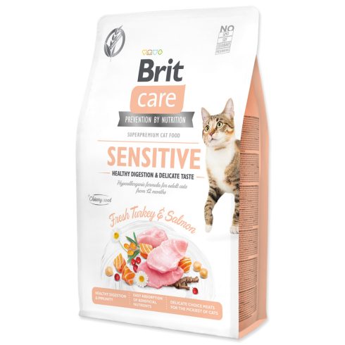 Brit Care Cat Grain-Free Sensitive Healthy Digestion & Delicate Taste, 2 kg