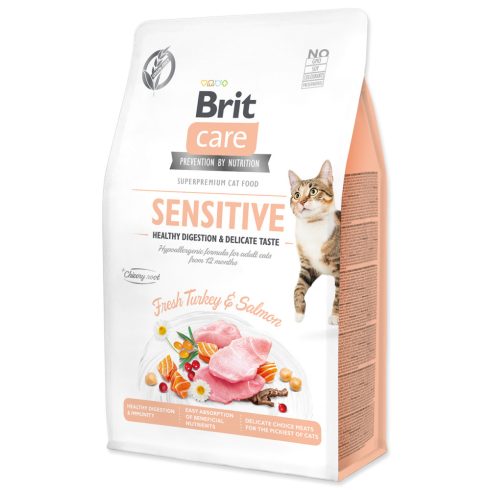 Brit Care Cat Grain-Free Sensitive Healthy Digestion & Delicate Taste, 0,4 kg