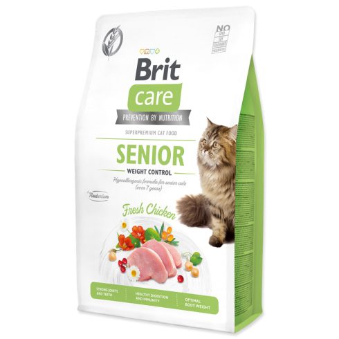 Brit Care Cat Grain-Free Senior Weight Control, 2 kg
