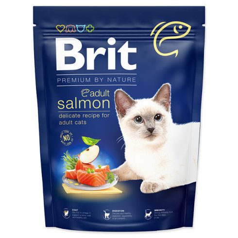 Brit Premium by Nature Cat. Adult Salmon 300 g