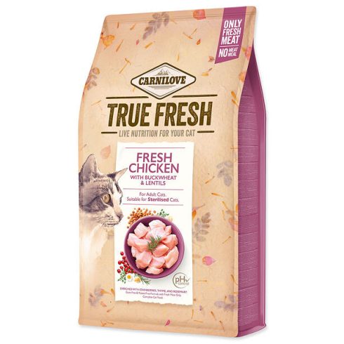 Carnilove True Fresh Cat Chicken, 4,8 kg