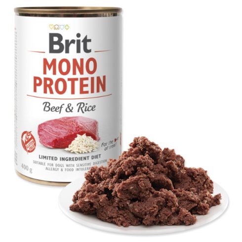 Brit Mono Protein marhahús és barna rizs 400g