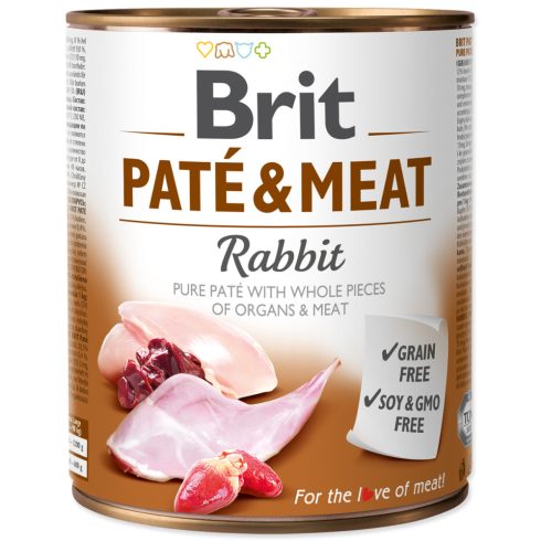 Brit Paté & Meat Rabbit 800 g