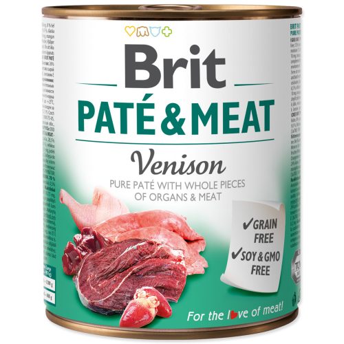 Brit Paté & Meat Venison 800 g