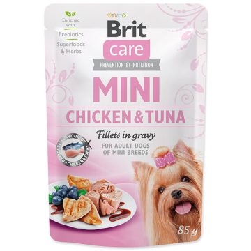 Brit Care Mini Chicken&Tuna fillets in gravy 85g