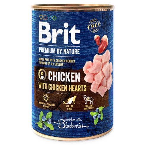 Brit Premium by Nature csirke szívvel 400 g