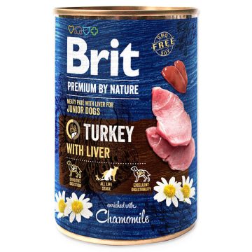 Brit Premium by Nature Pulyka májjal 400 g